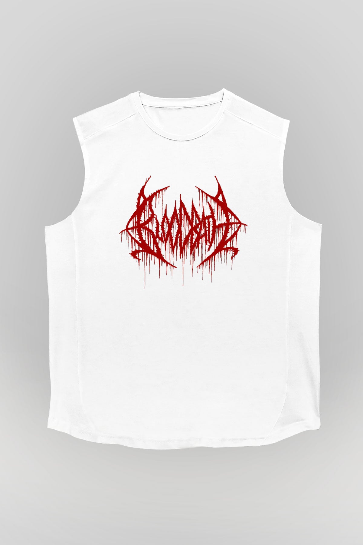 Bloodbath Beyaz Unisex Kolsuz Tişört