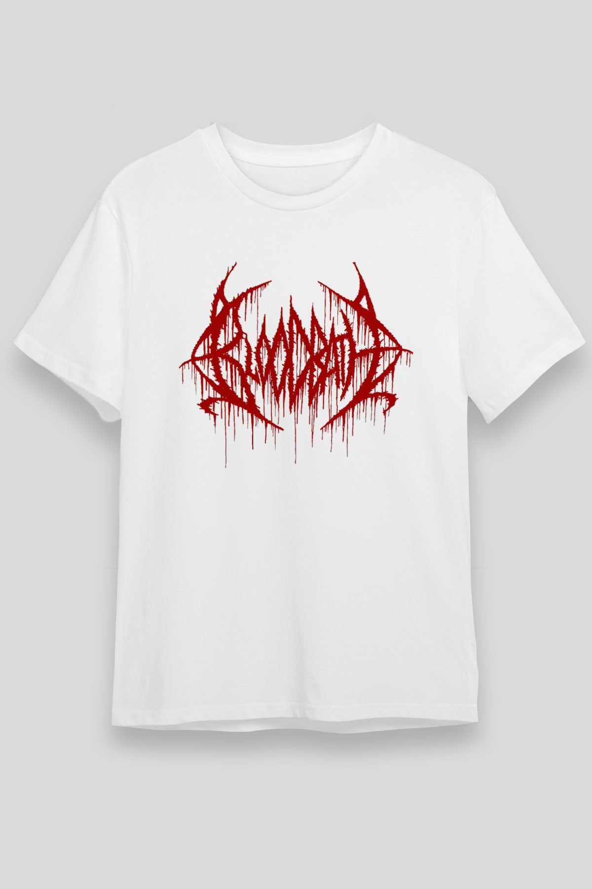 Bloodbath Beyaz Unisex Tişört T-Shirt - TişörtFabrikası