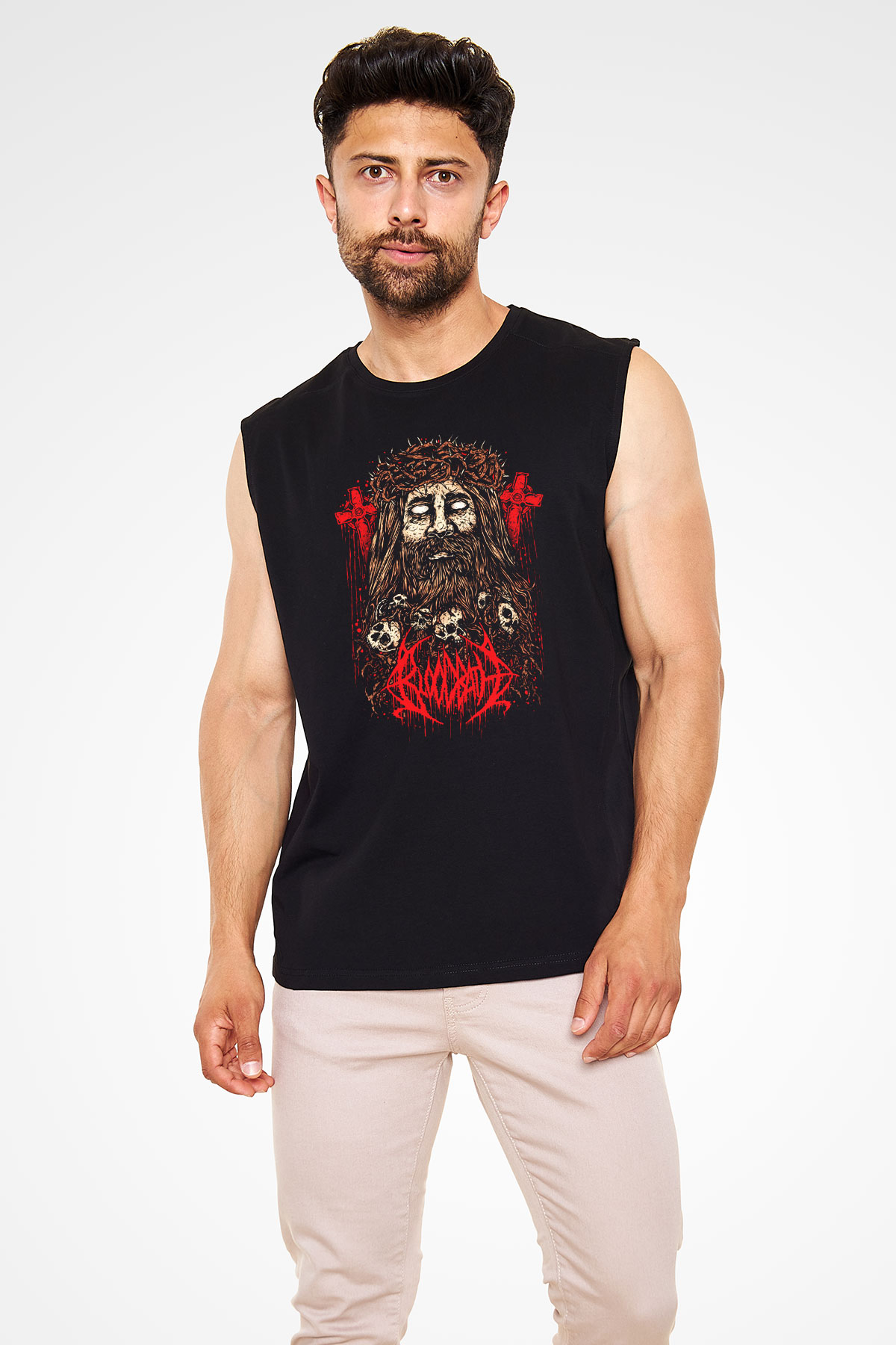 Bloodbath Siyah Unisex Kolsuz Tişört