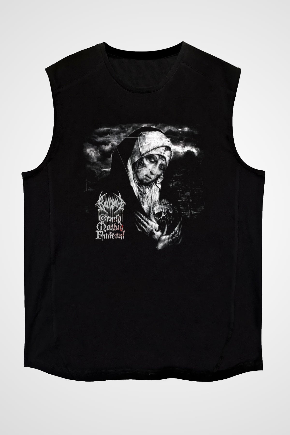 Bloodbath Siyah Unisex Kolsuz Tişört