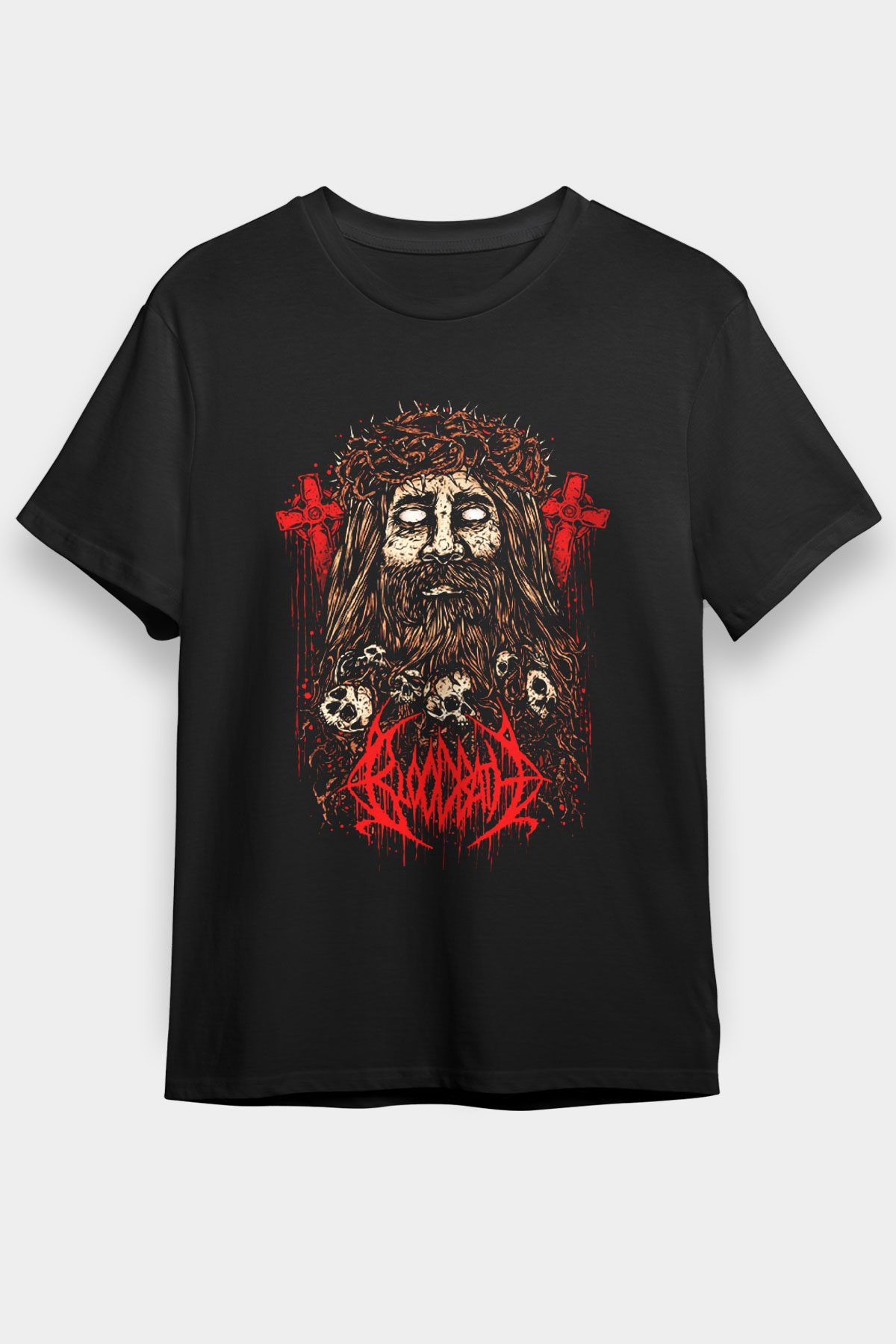 Bloodbath Siyah Unisex Tişört T-Shirt - TişörtFabrikası