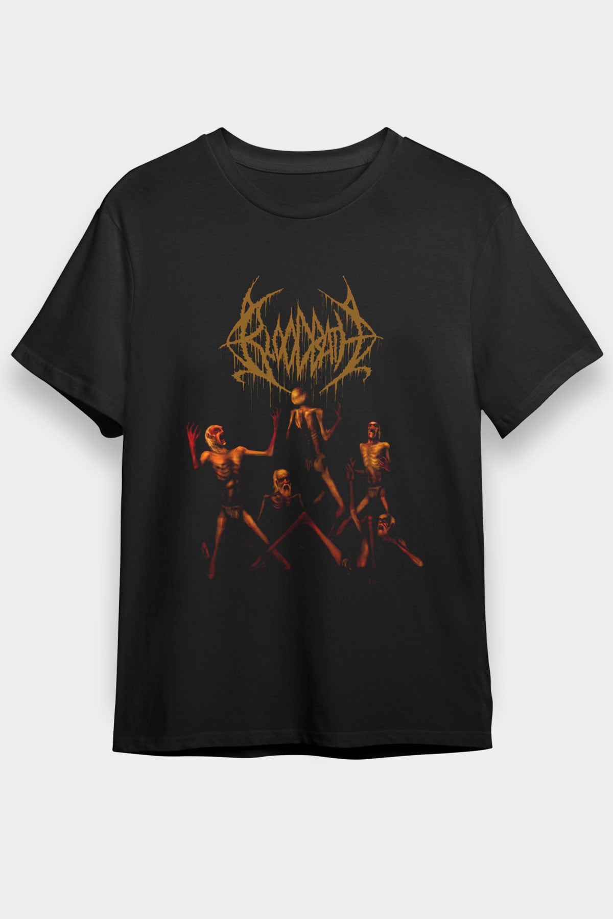 Bloodbath Siyah Unisex Tişört T-Shirt - TişörtFabrikası