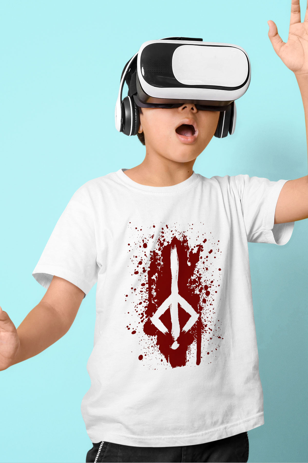 Bloodborne Baskılı Beyaz Unisex Çocuk Tişört