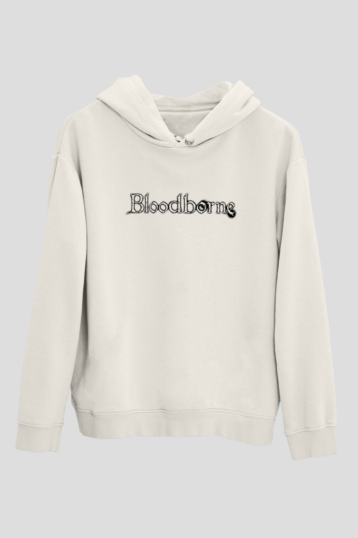 Bloodborne Beyaz Unisex Hoodie