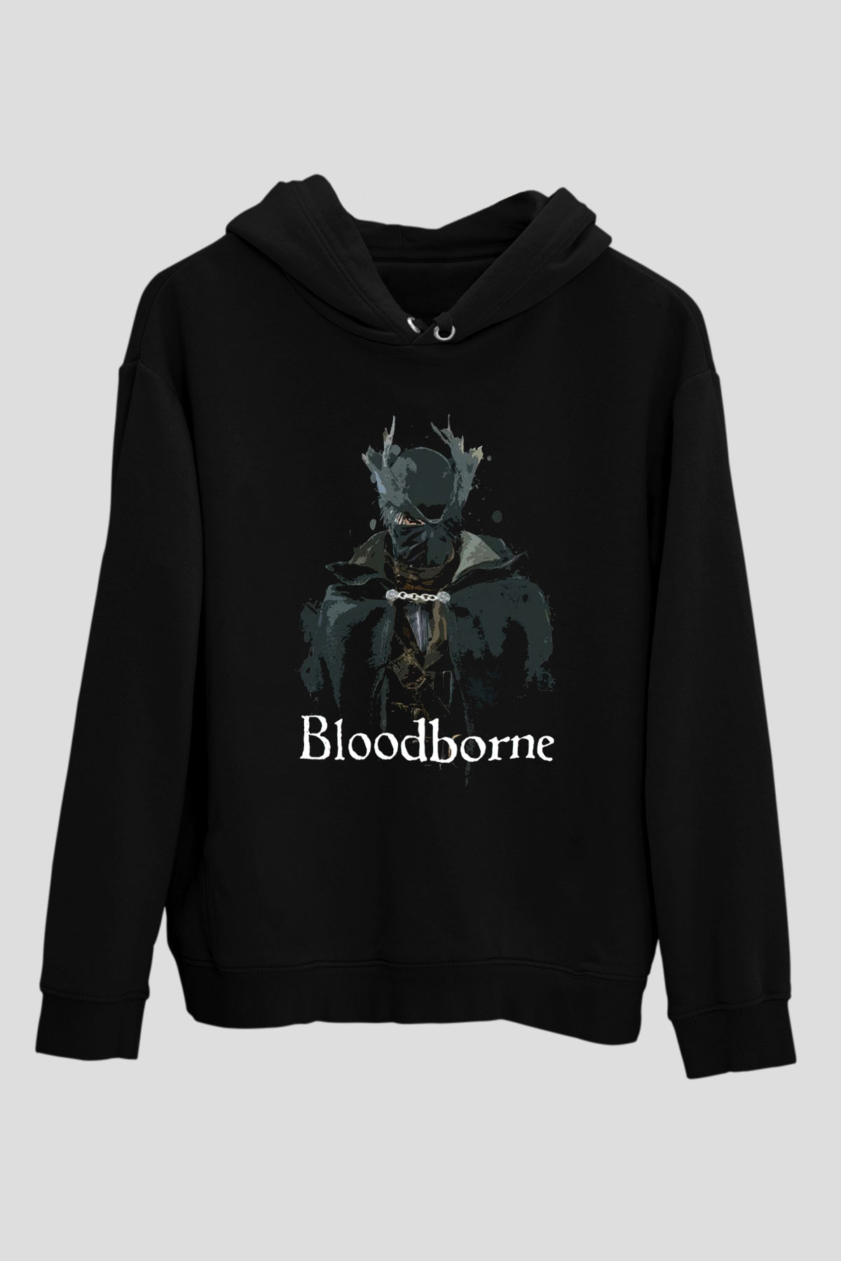 Bloodborne Siyah Unisex Hoodie