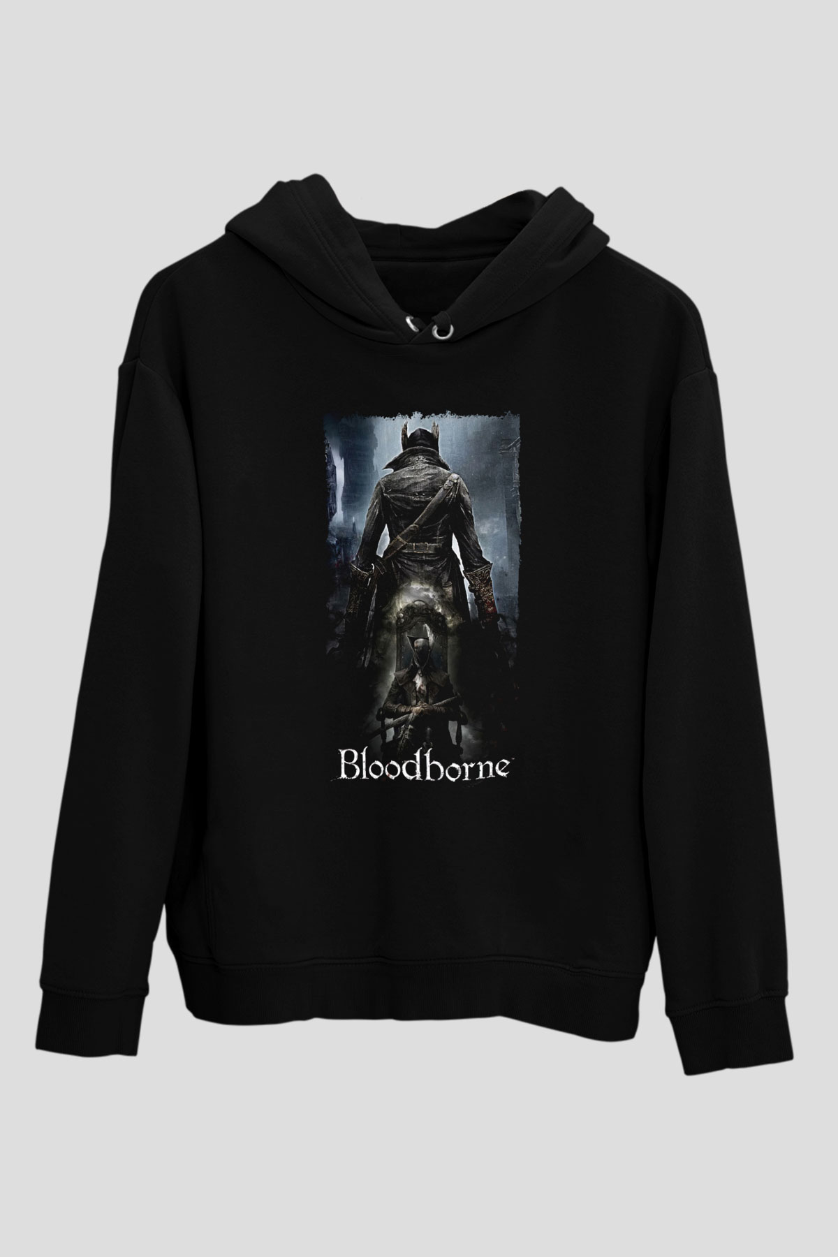 Bloodborne Siyah Unisex Hoodie