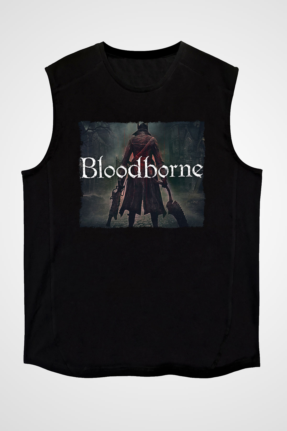 Bloodborne Siyah Unisex Kolsuz Tişört