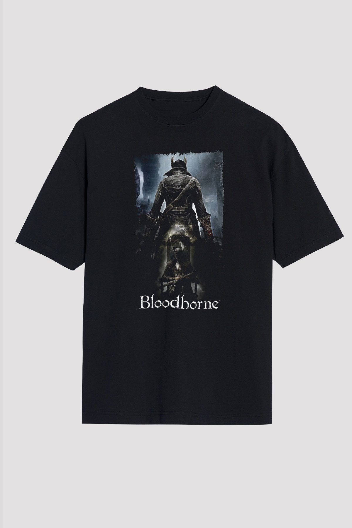 Bloodborne Siyah Oversize Tişört Oversize T-shirt