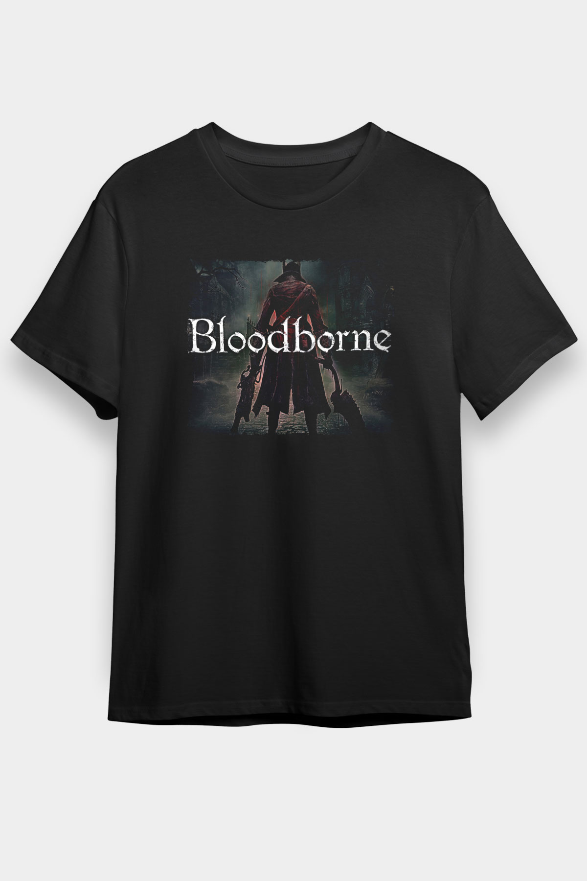 Bloodborne Siyah Unisex Tişört T-Shirt