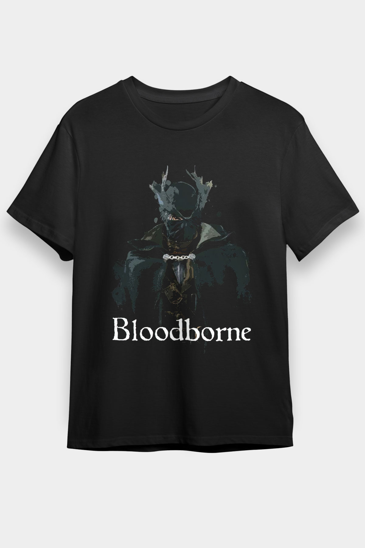 Bloodborne Siyah Unisex Tişört T-Shirt