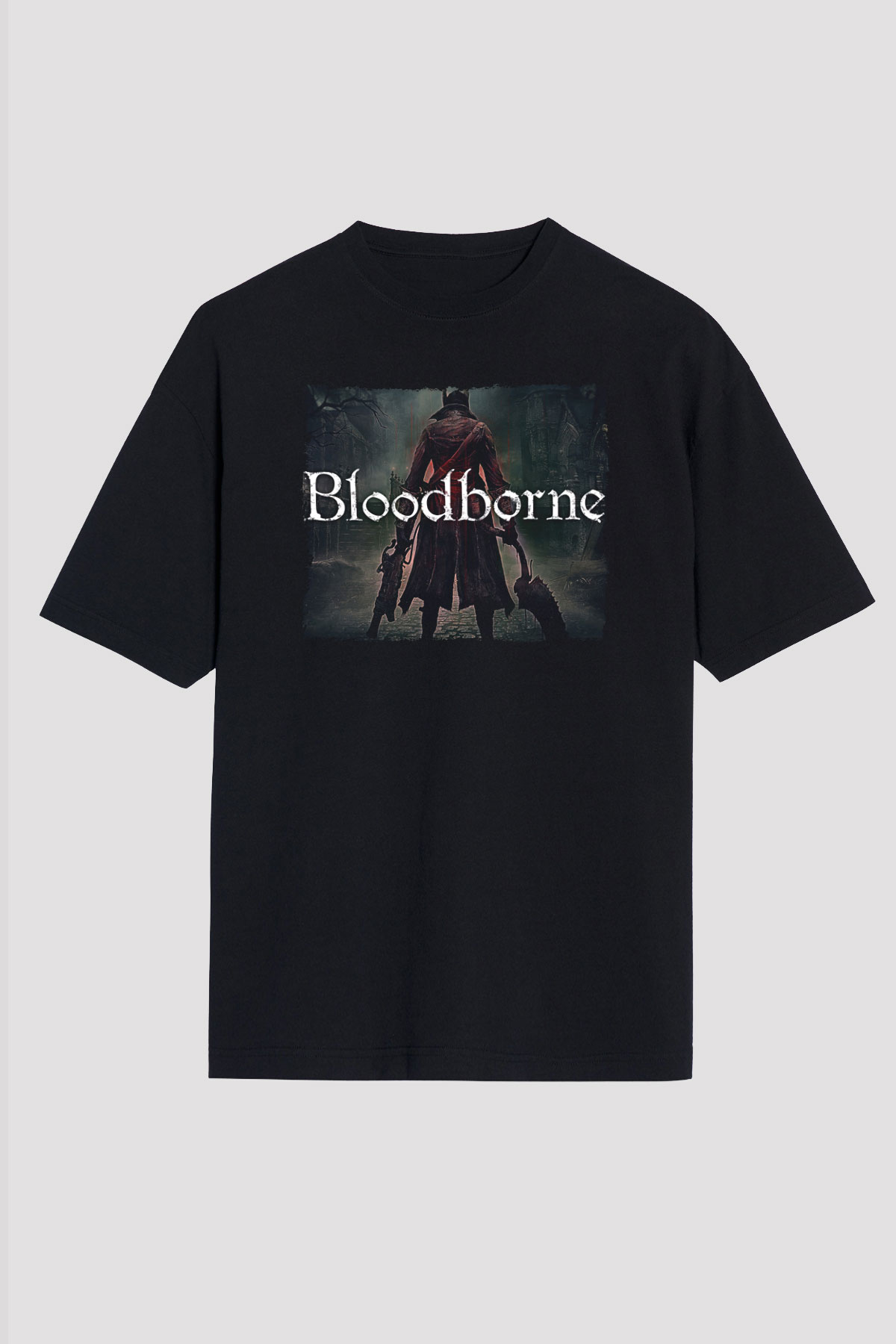 Bloodborne Siyah Oversize Tişört Oversize T-shirt