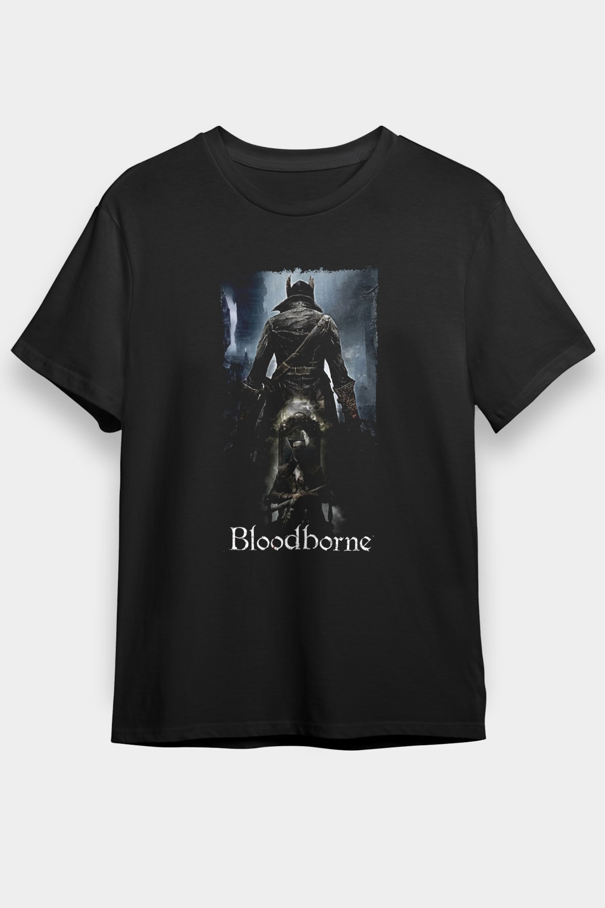 Bloodborne Siyah Unisex Tişört T-Shirt