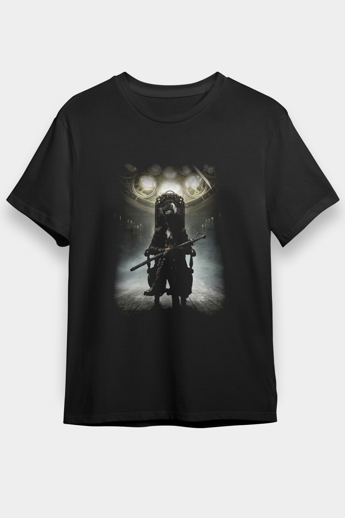 Bloodborne Siyah Unisex Tişört T-Shirt