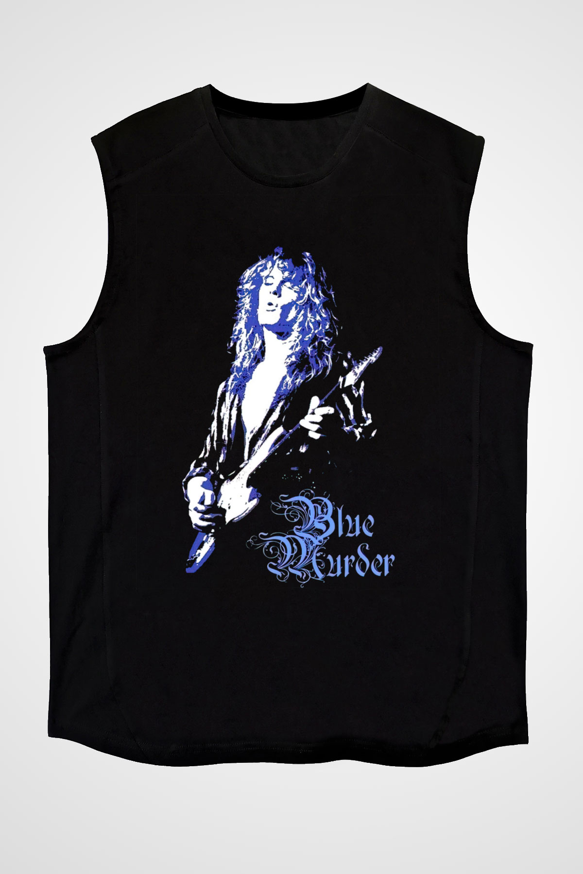 Blue Murder Siyah Unisex Kolsuz Tişört