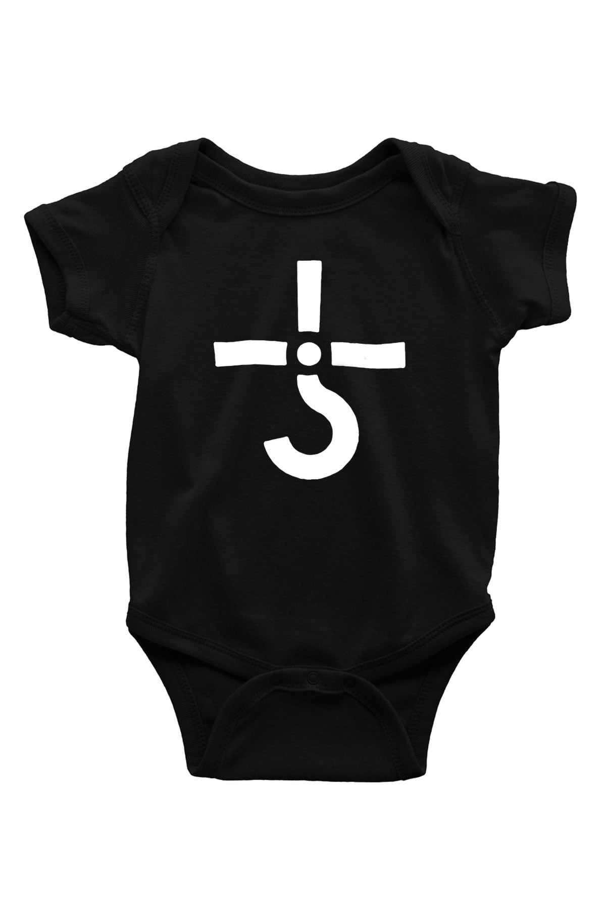 Blue Oyster Cult Baskılı Unisex Siyah Bebek Body - Zıbın
