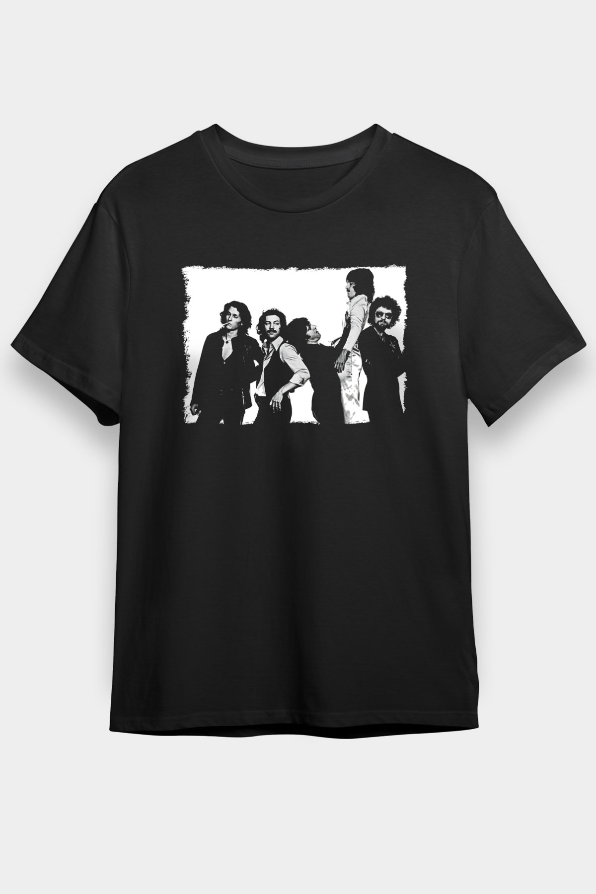 Blue Oyster Cult Baskılı Unisex Siyah Tişört - Tshirt