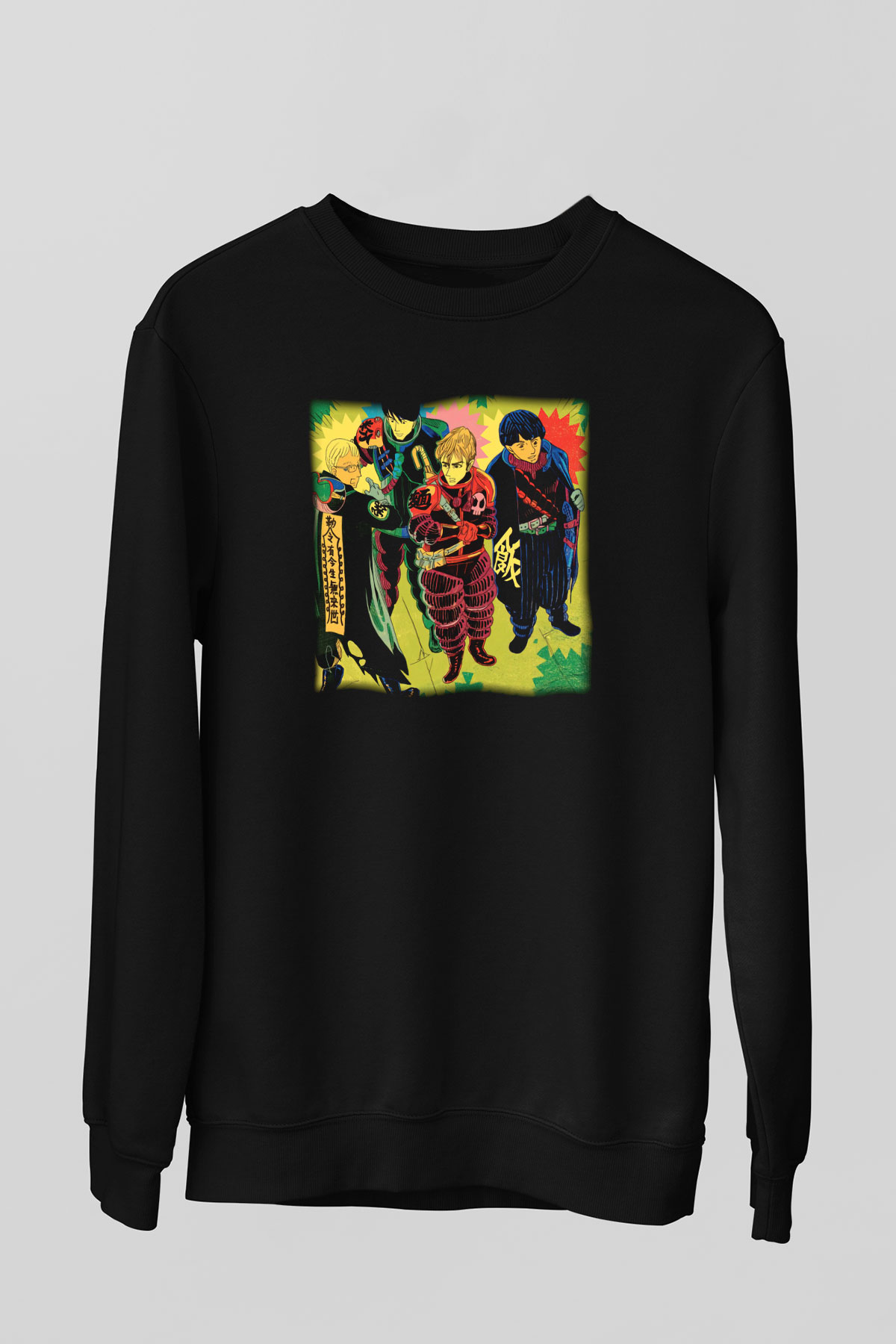 Blur Siyah Unisex Sweatshirt