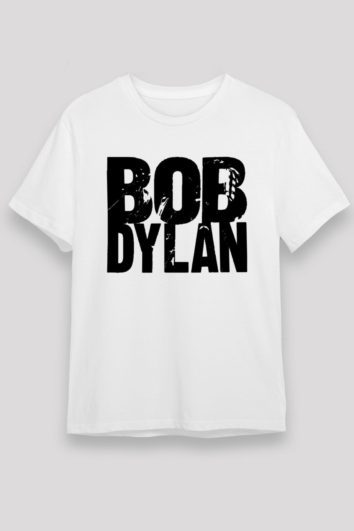 Bob Dylan Beyaz Unisex Tişört T-Shirt - TişörtFabrikası