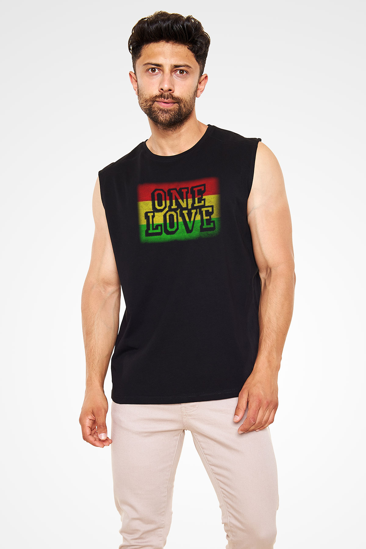 Bob Marley Siyah Unisex Kolsuz Tişört