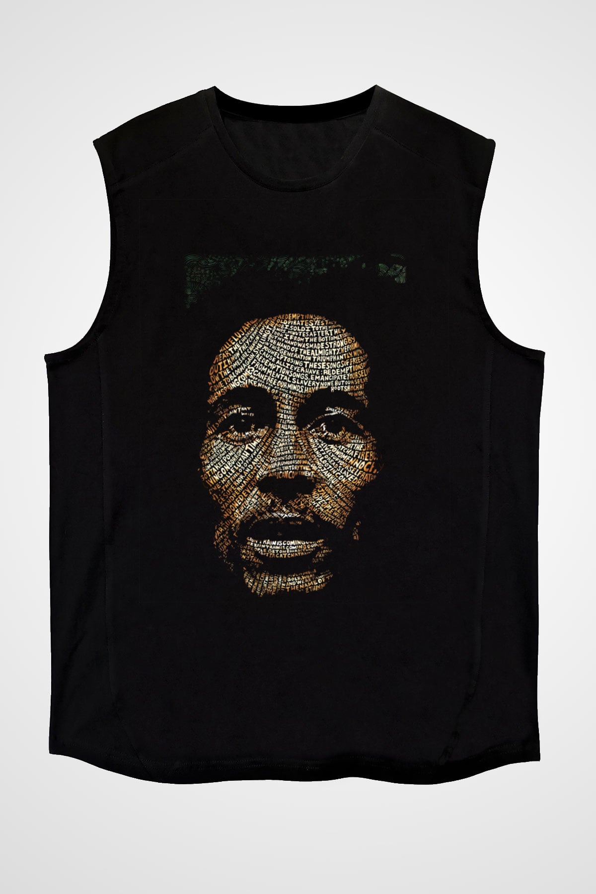 Bob Marley Siyah Unisex Kolsuz Tişört