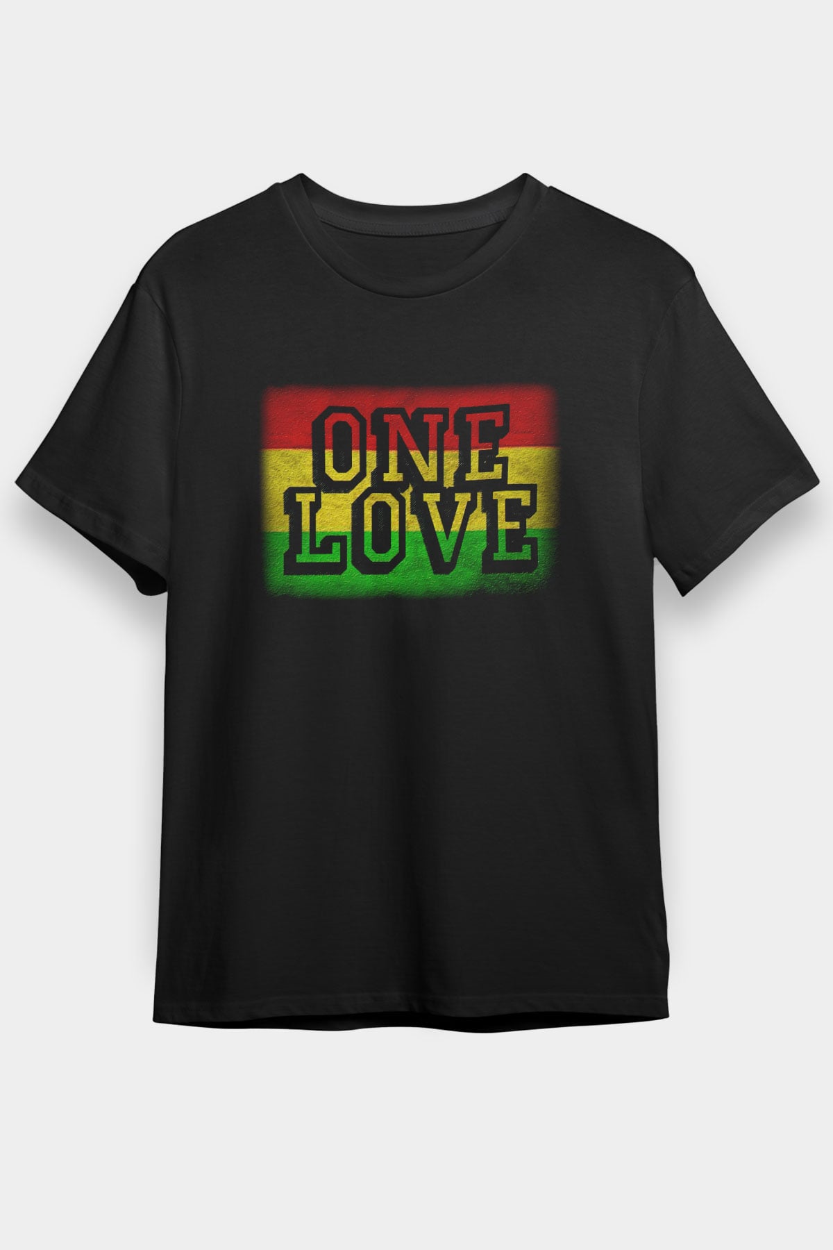 Bob Marley Siyah Unisex Tişört T-Shirt - TişörtFabrikası