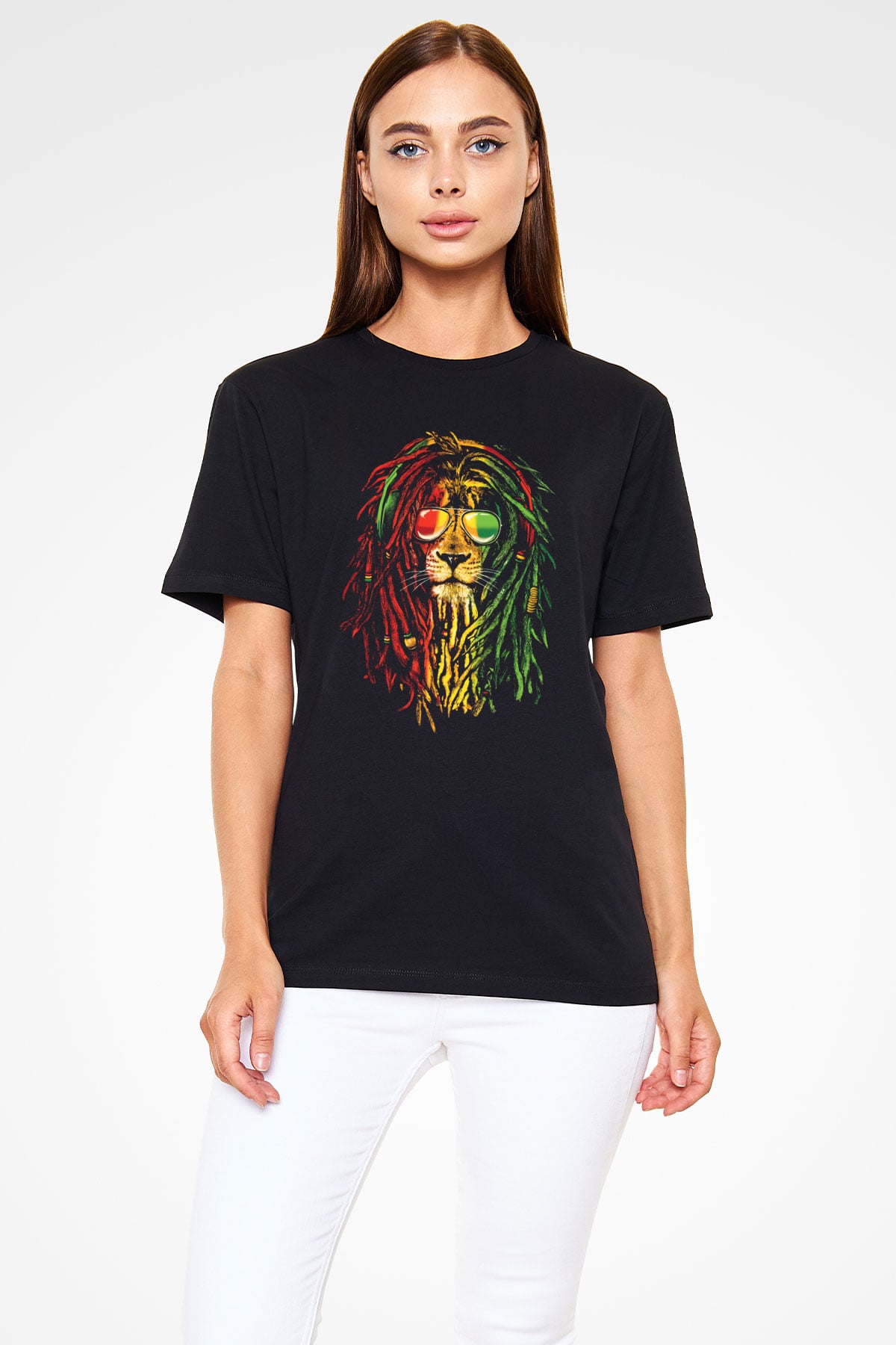 Bob Marley Siyah Unisex Tişört T-Shirt - TişörtFabrikası