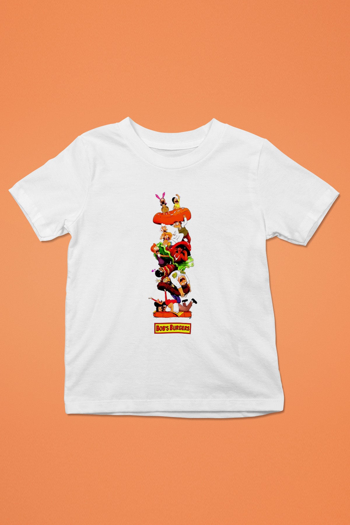 Bobs Burgers Beyaz Unisex Çocuk Tişört