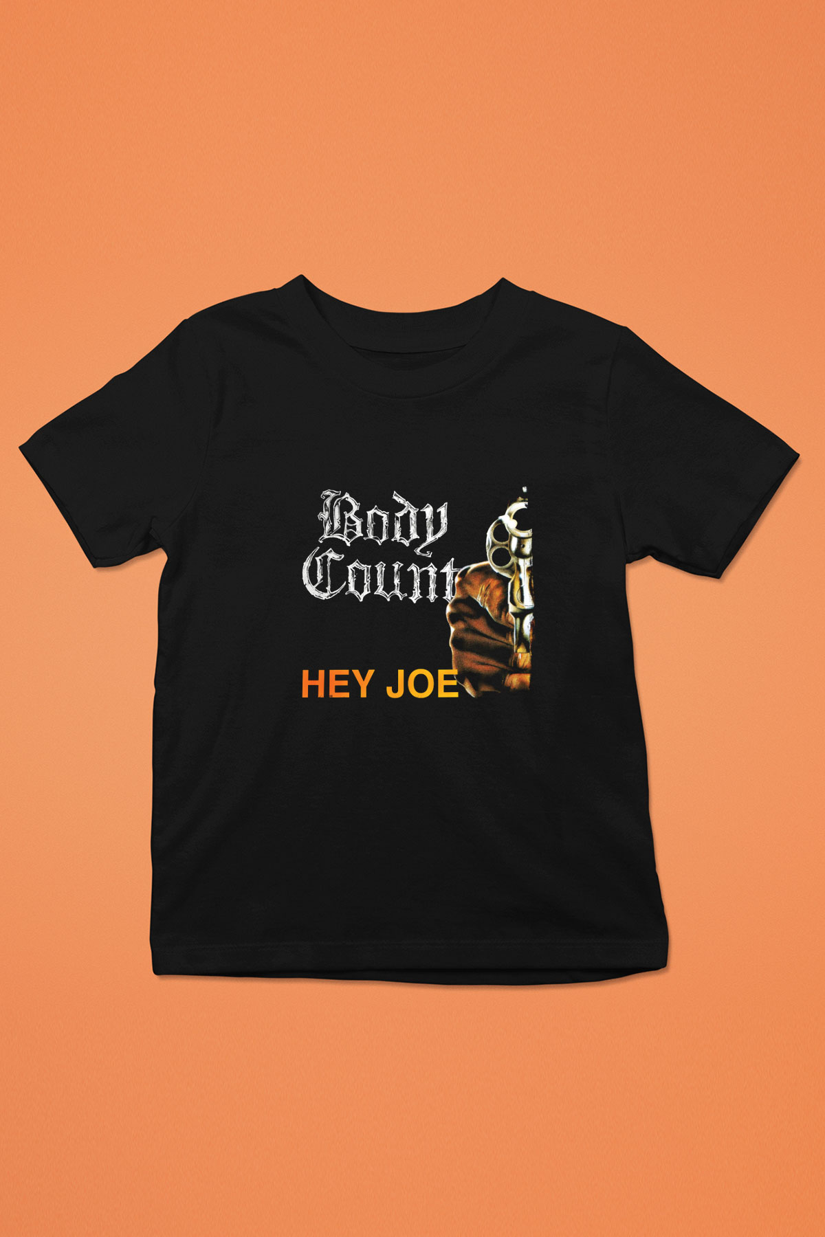 Body Count Baskılı Unisex Siyah Çocuk Tişört