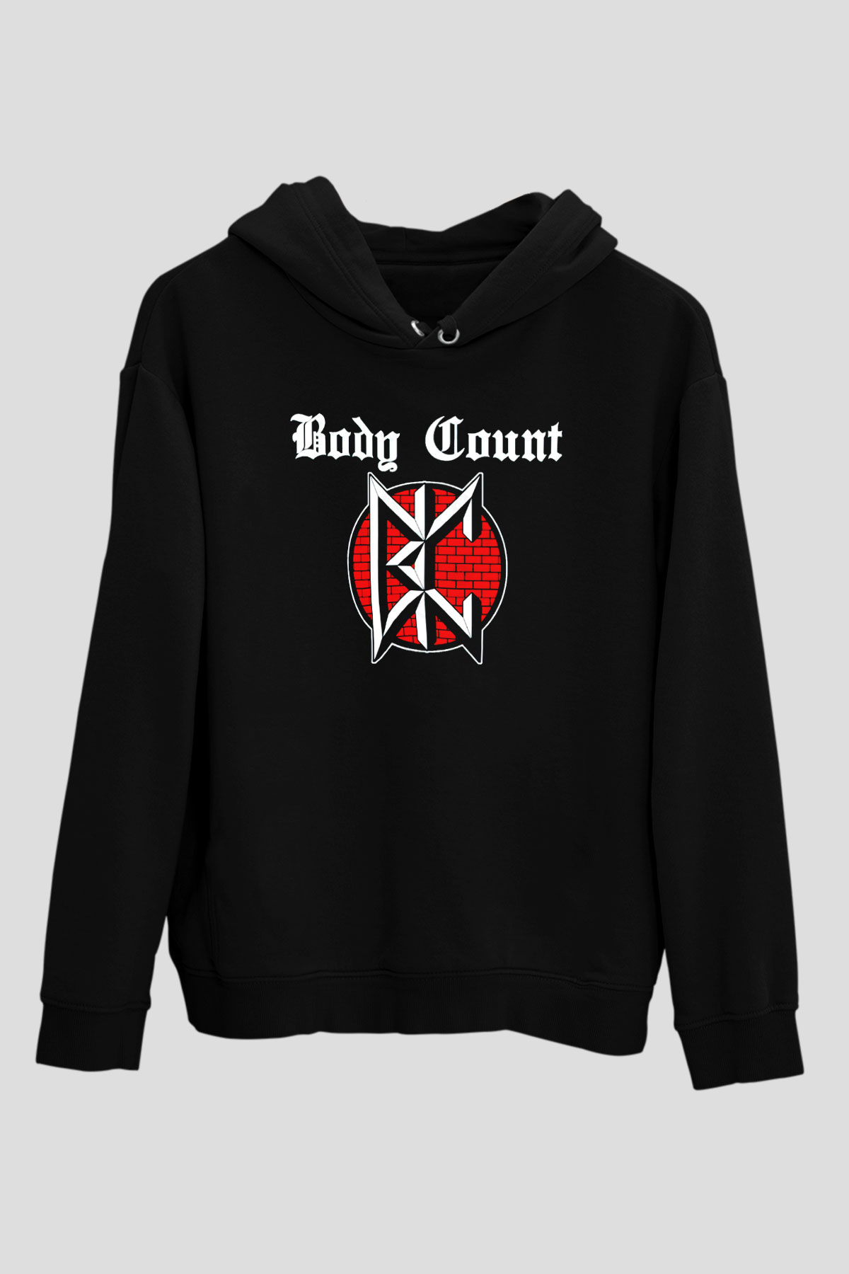 Body Count Siyah Unisex Kapüşonlu Sweatshirt