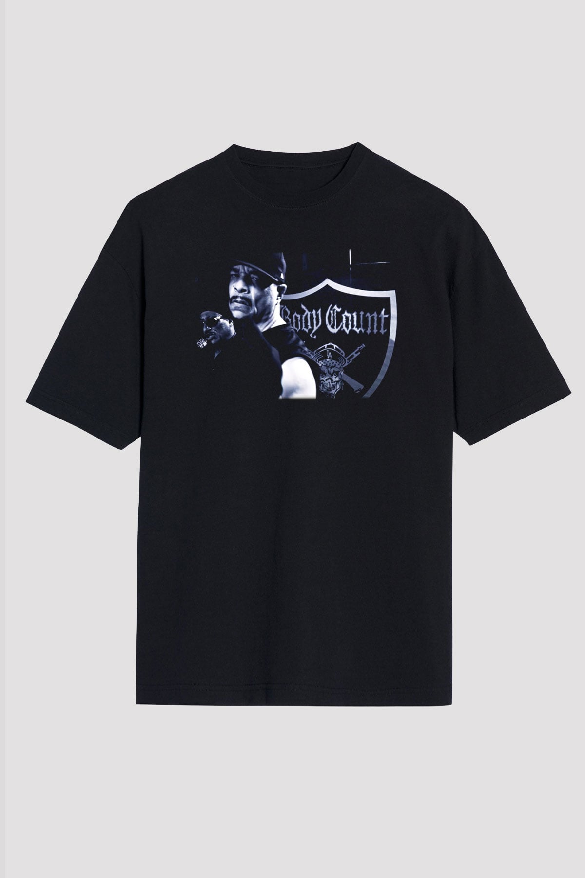 Body Count Siyah Unisex Oversize Tişört T-Shirt