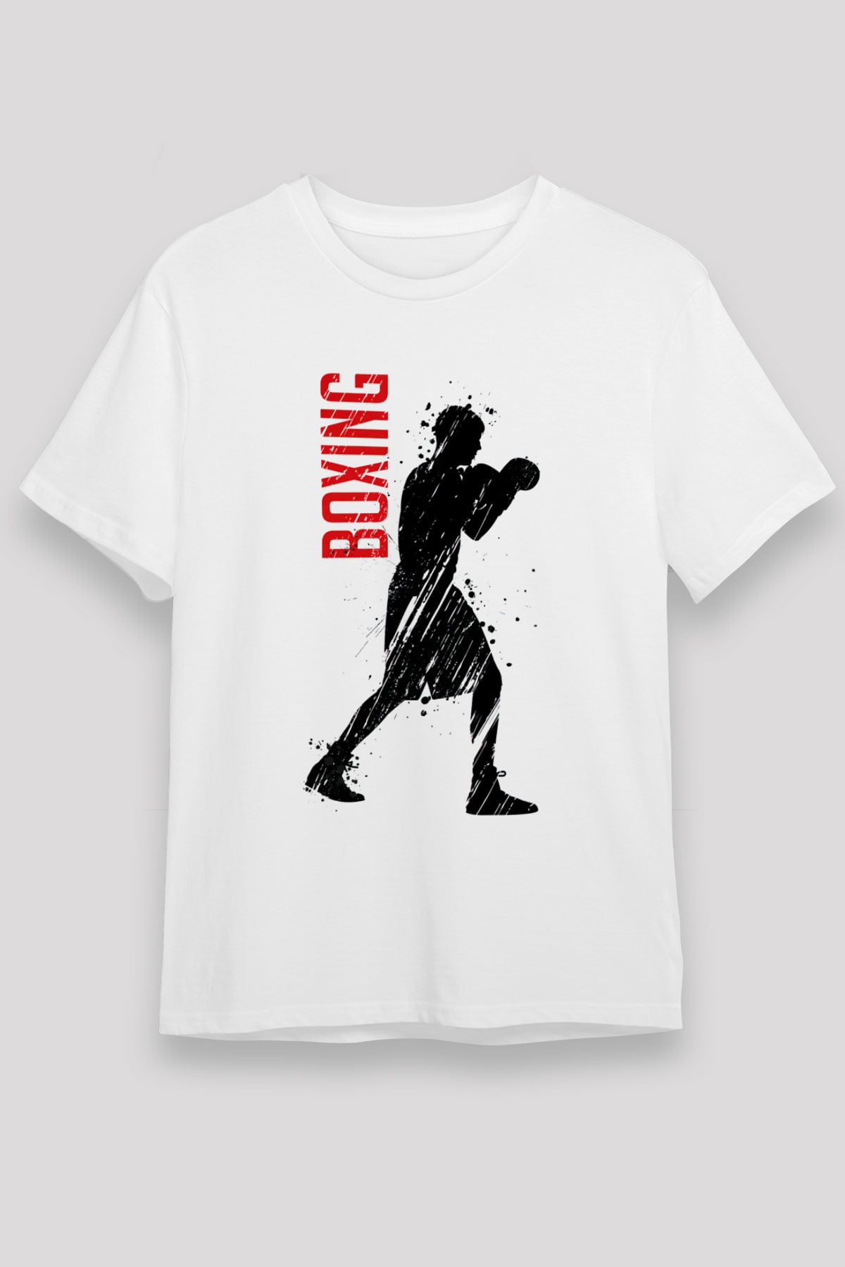 Boks Beyaz Unisex Tişört T-Shirt - TişörtFabrikası