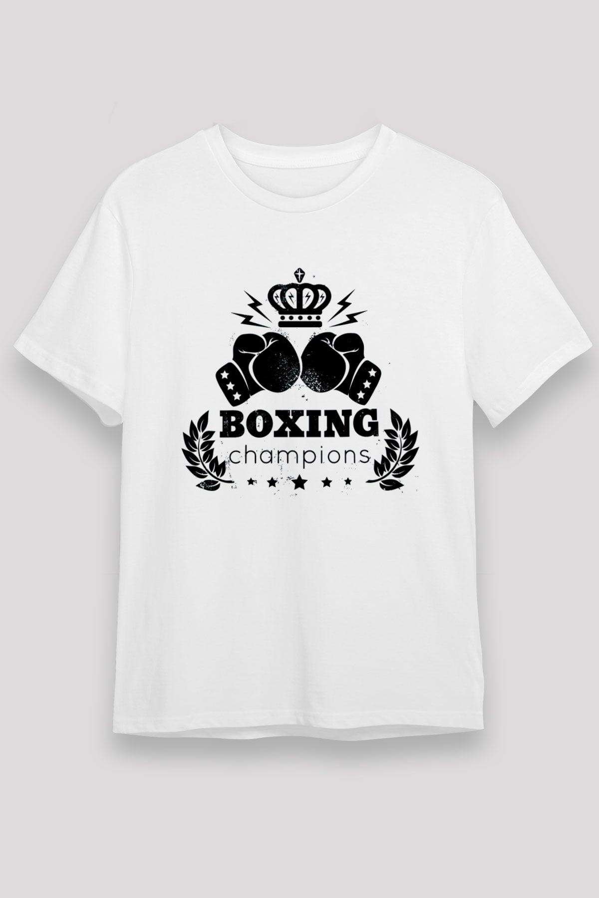 Boks Beyaz Unisex Tişört T-Shirt - TişörtFabrikası