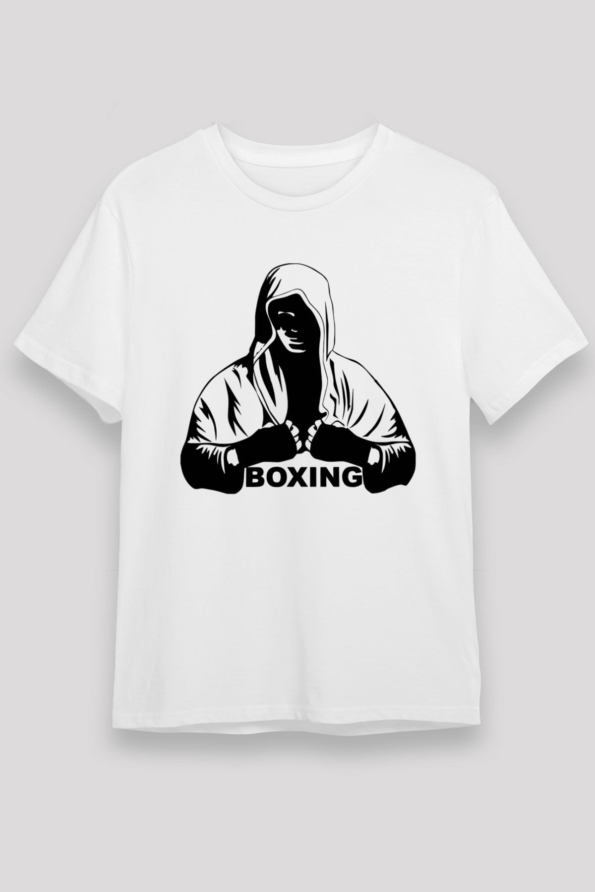 Boks Beyaz Unisex Tişört T-Shirt - TişörtFabrikası