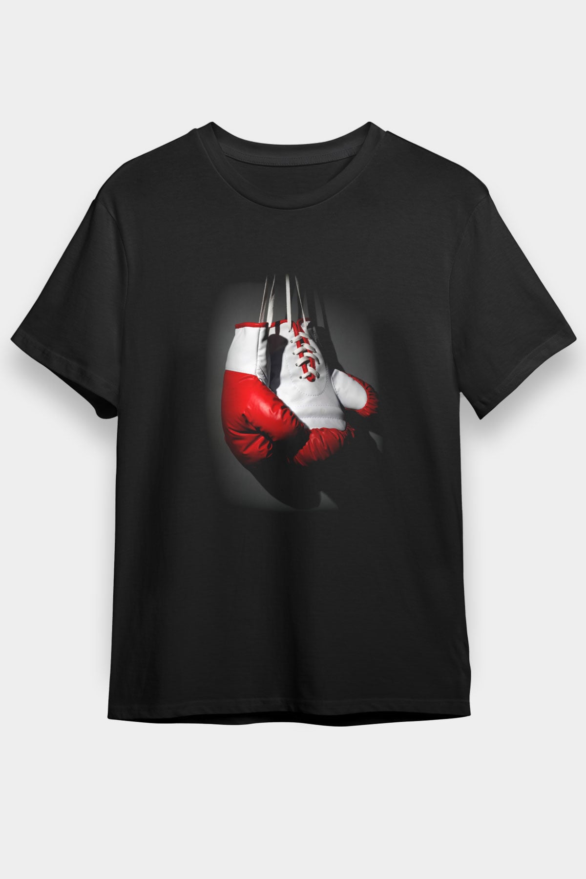 Boks Siyah Unisex Tişört T-Shirt - TişörtFabrikası