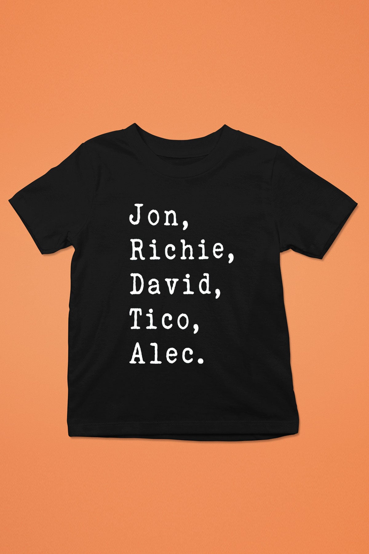 Bon Jovi Siyah Unisex Çocuk Tişört
