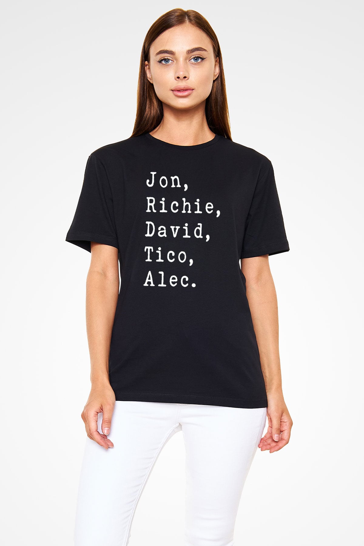 Bon Jovi Siyah Unisex Tişört T-Shirt - TişörtFabrikası