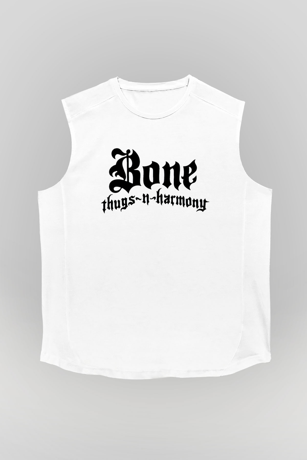 Bone Thugs-n-Harmony Beyaz Unisex Kolsuz Tişört
