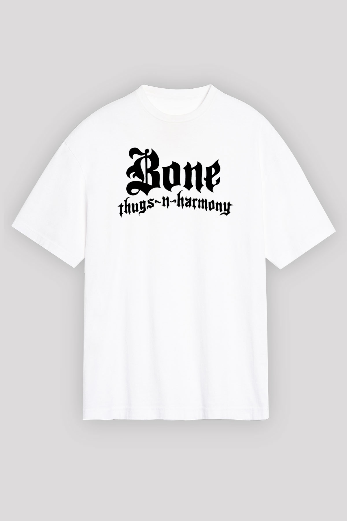 Bone Thugs-n-Harmony Beyaz Unisex Oversize Tişört T-Shirt