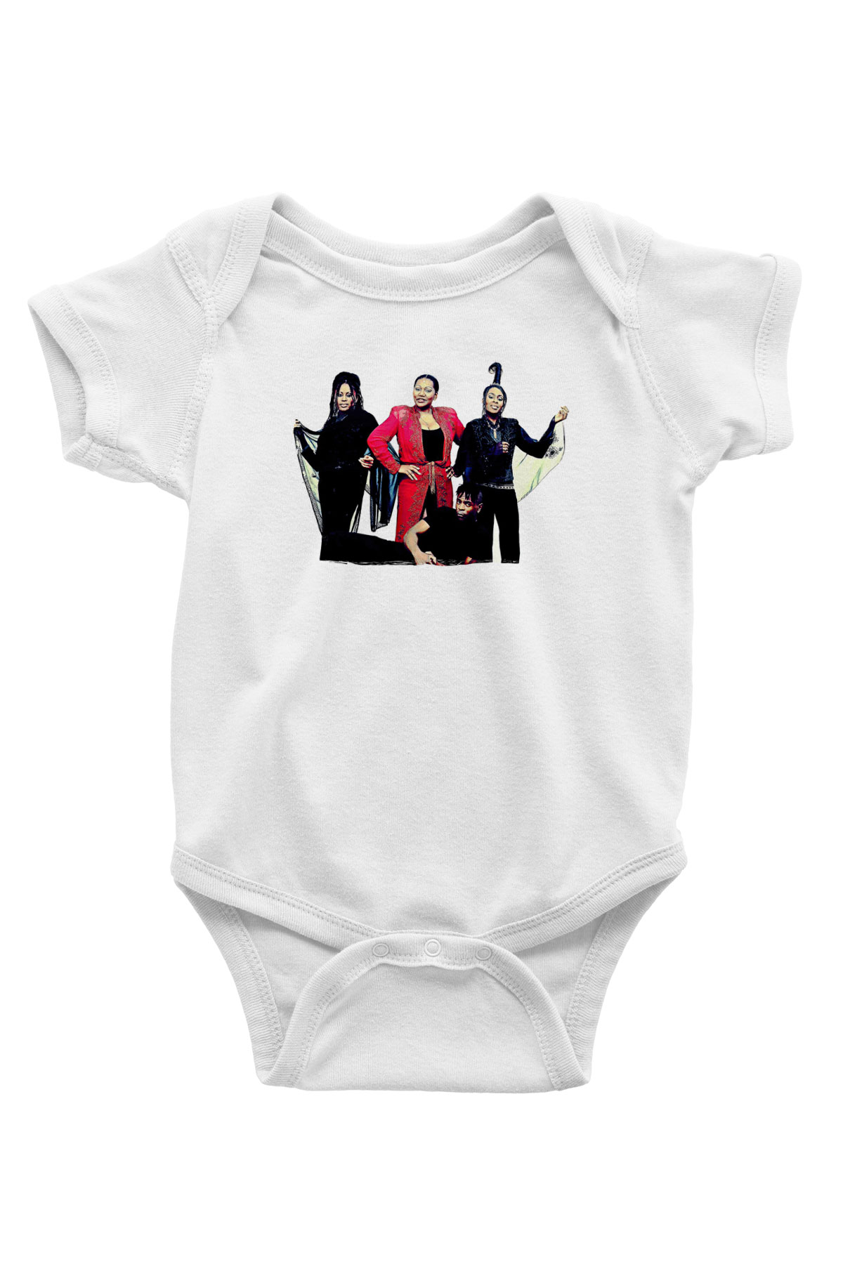 Boney M Baskılı Beyaz Unisex Bebek Body - Zıbın