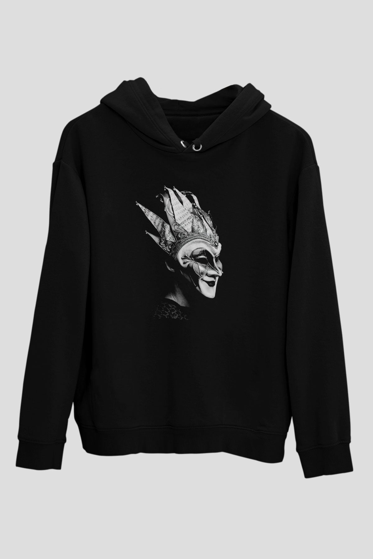 Boris Brejcha Siyah Unisex Hoodie