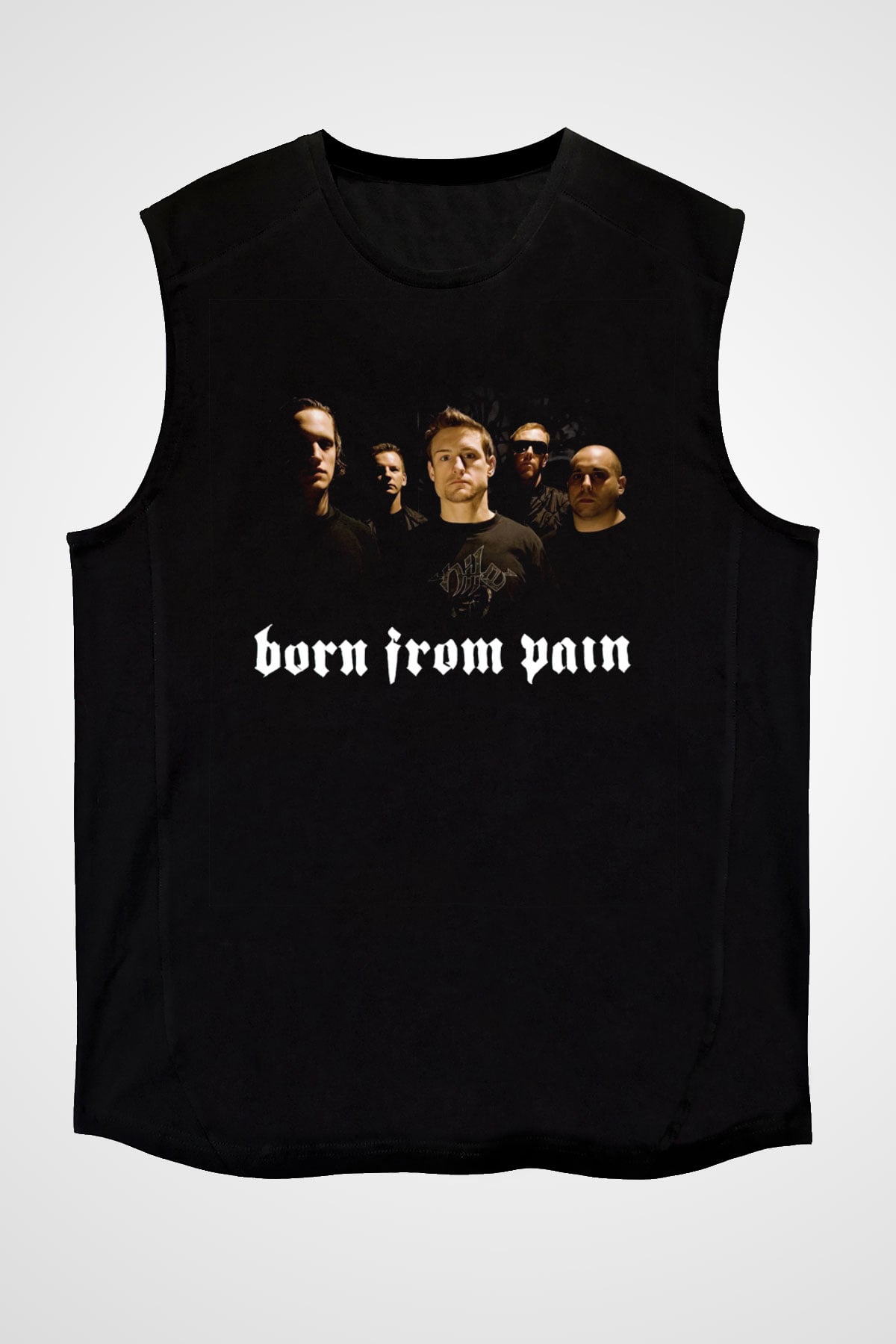 Born from Pain Siyah Unisex Kolsuz Tişört