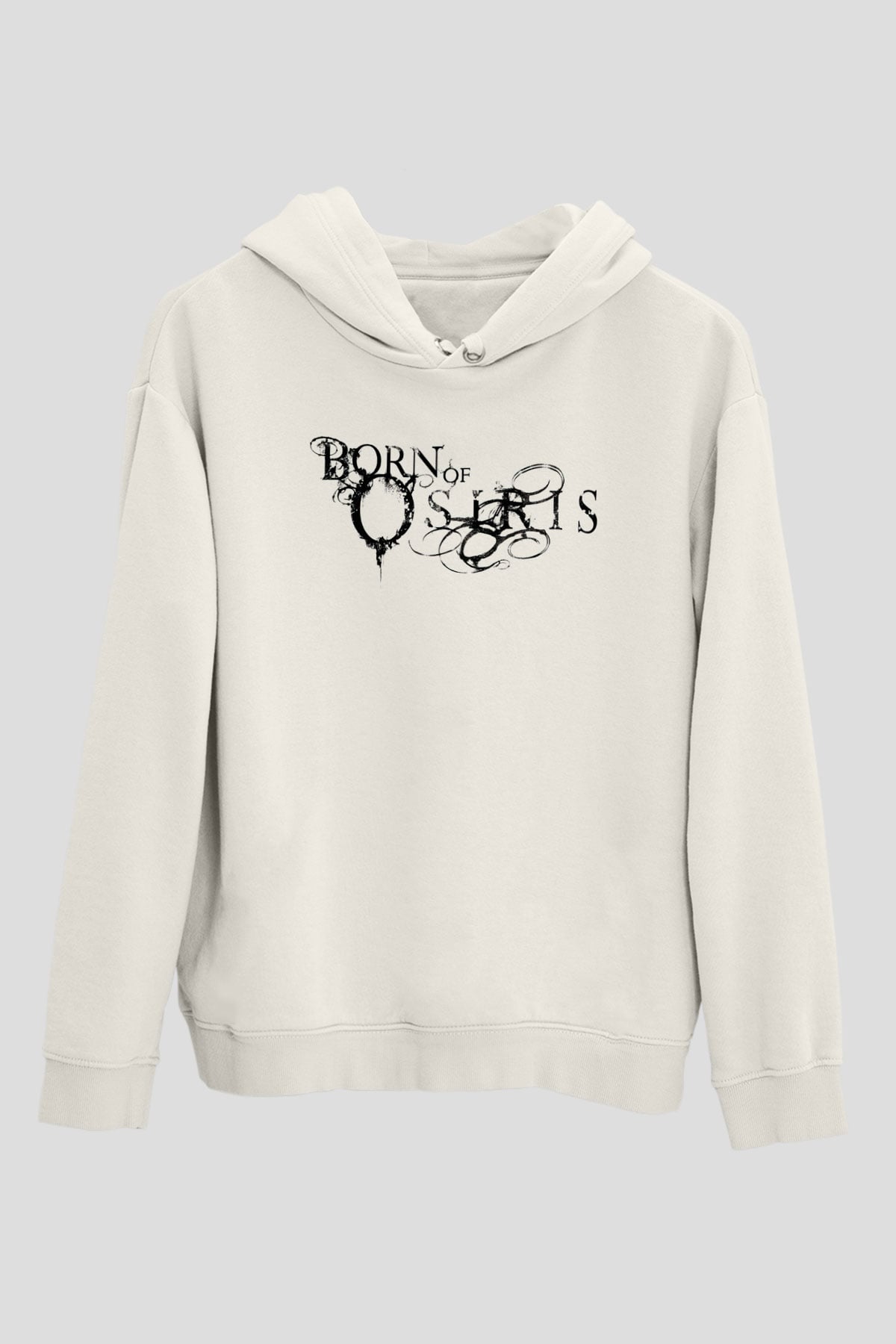 Born Of Osiris Beyaz Unisex Kapşonlu Sweatshirt