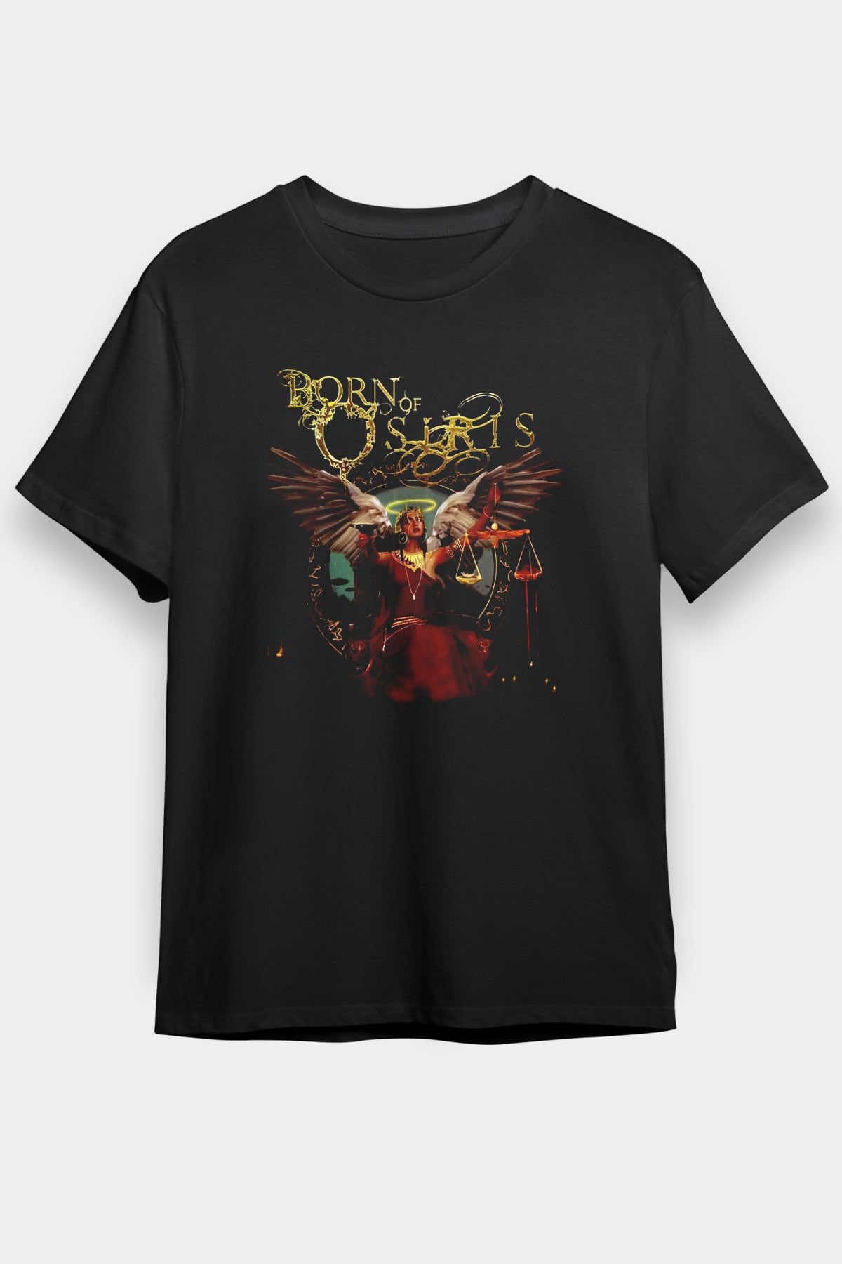 Born Of Osiris Siyah Unisex Tişört T-Shirt - TişörtFabrikası