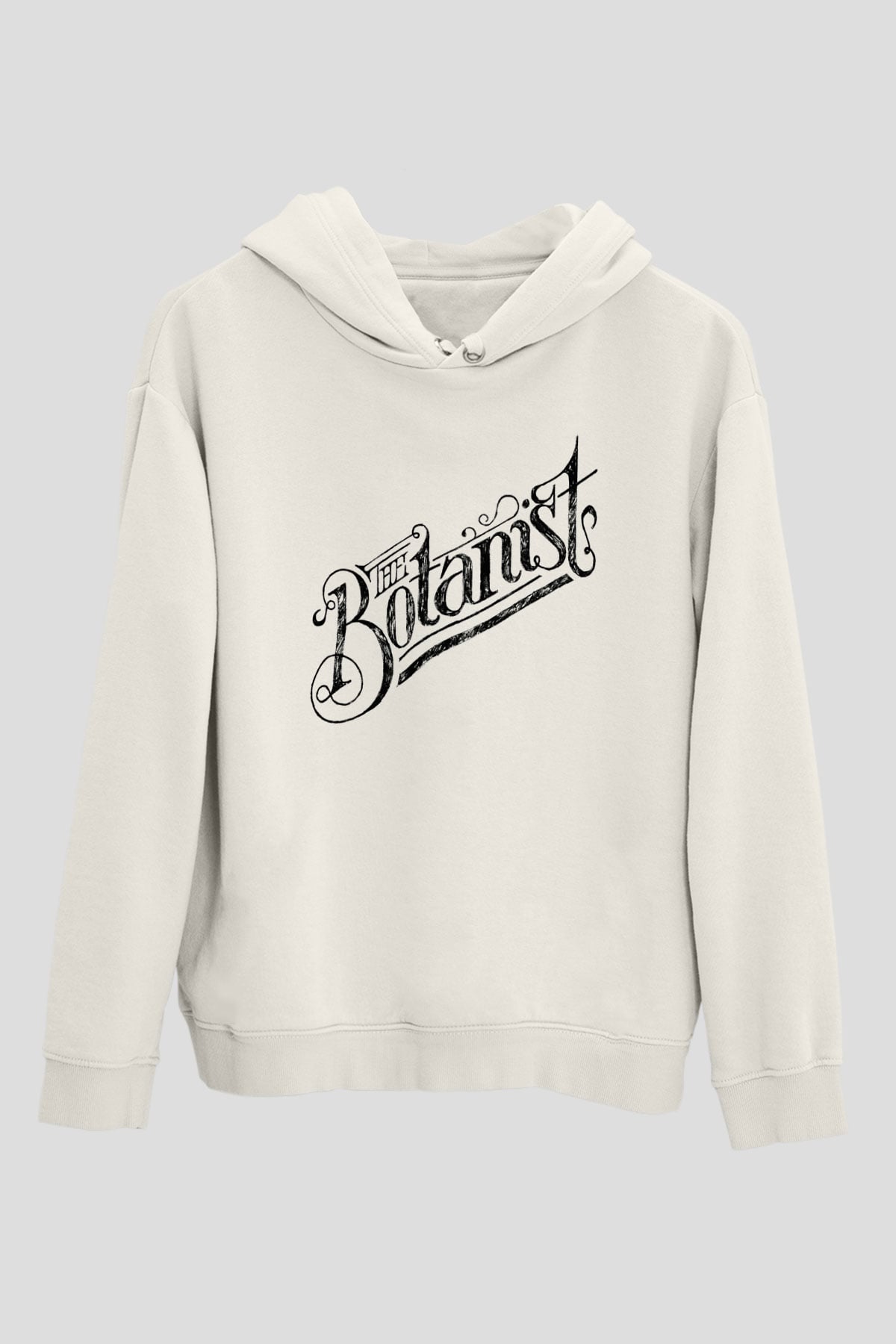 Botanikçi Beyaz Unisex Hoodie