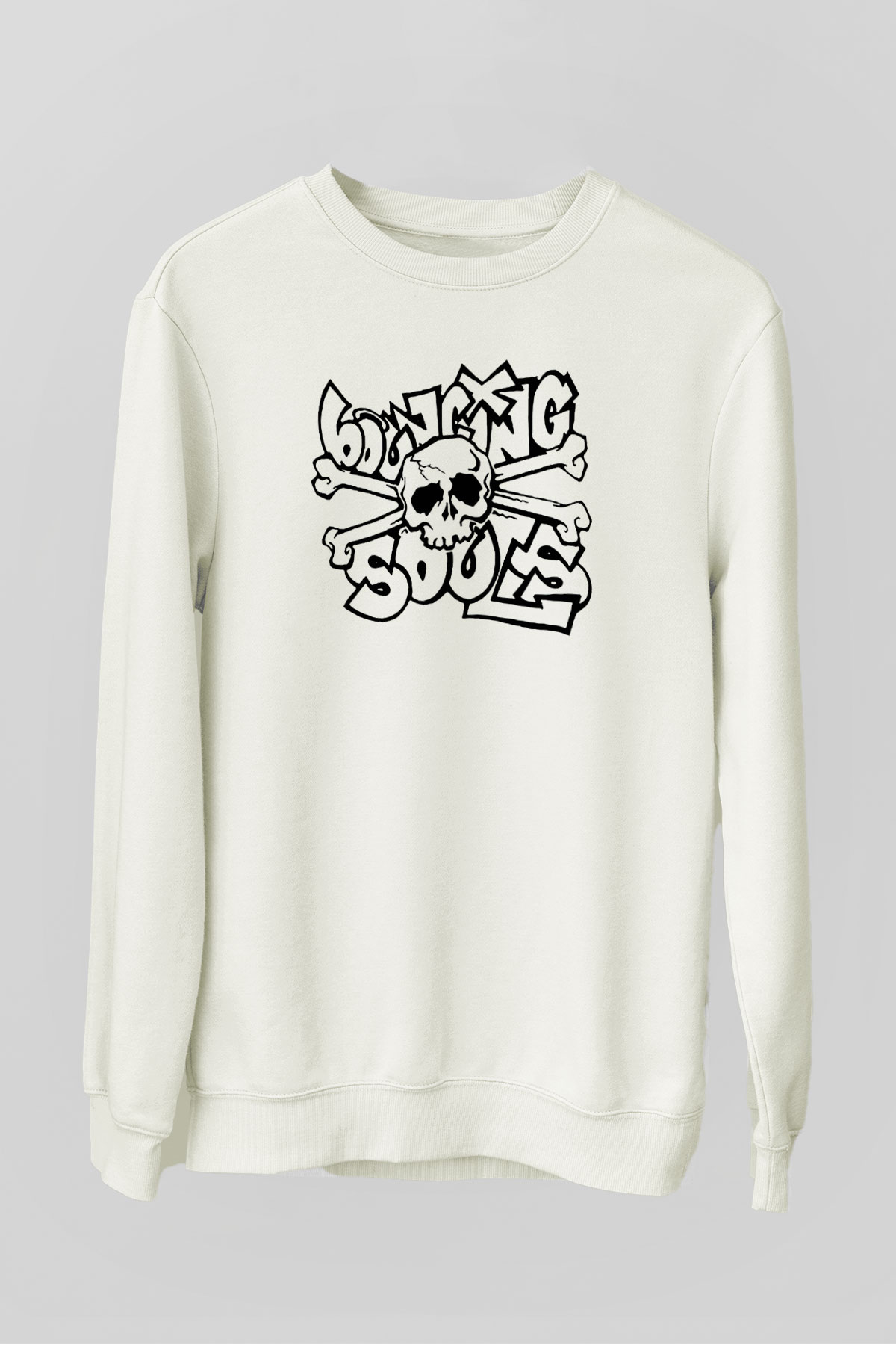Bouncing Souls Beyaz Unisex Sweatshirt