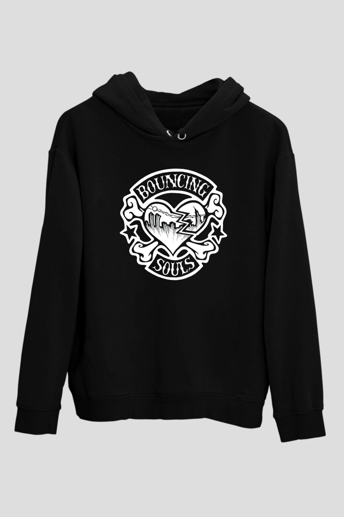 Bouncing Souls Siyah Unisex Hoodie