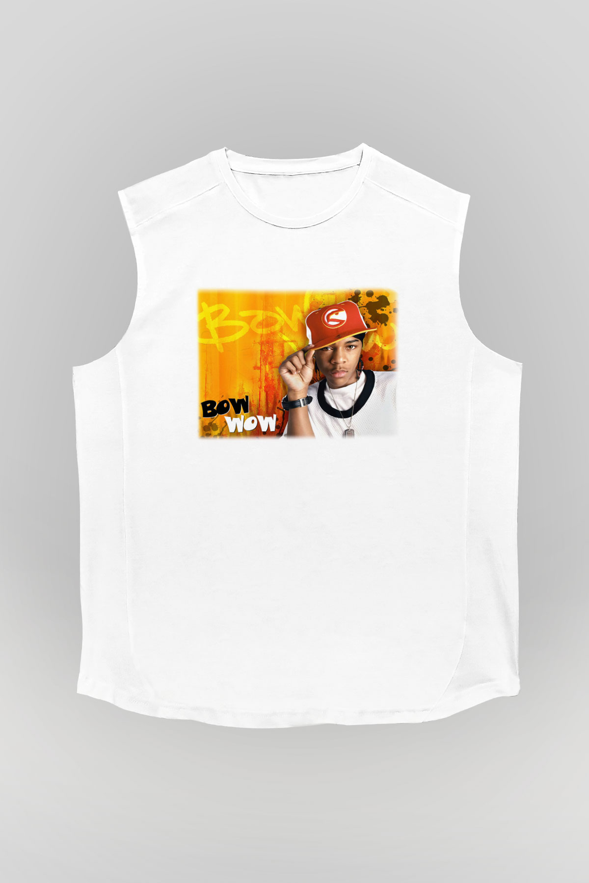Bow Wow Beyaz Unisex Kolsuz Tişört