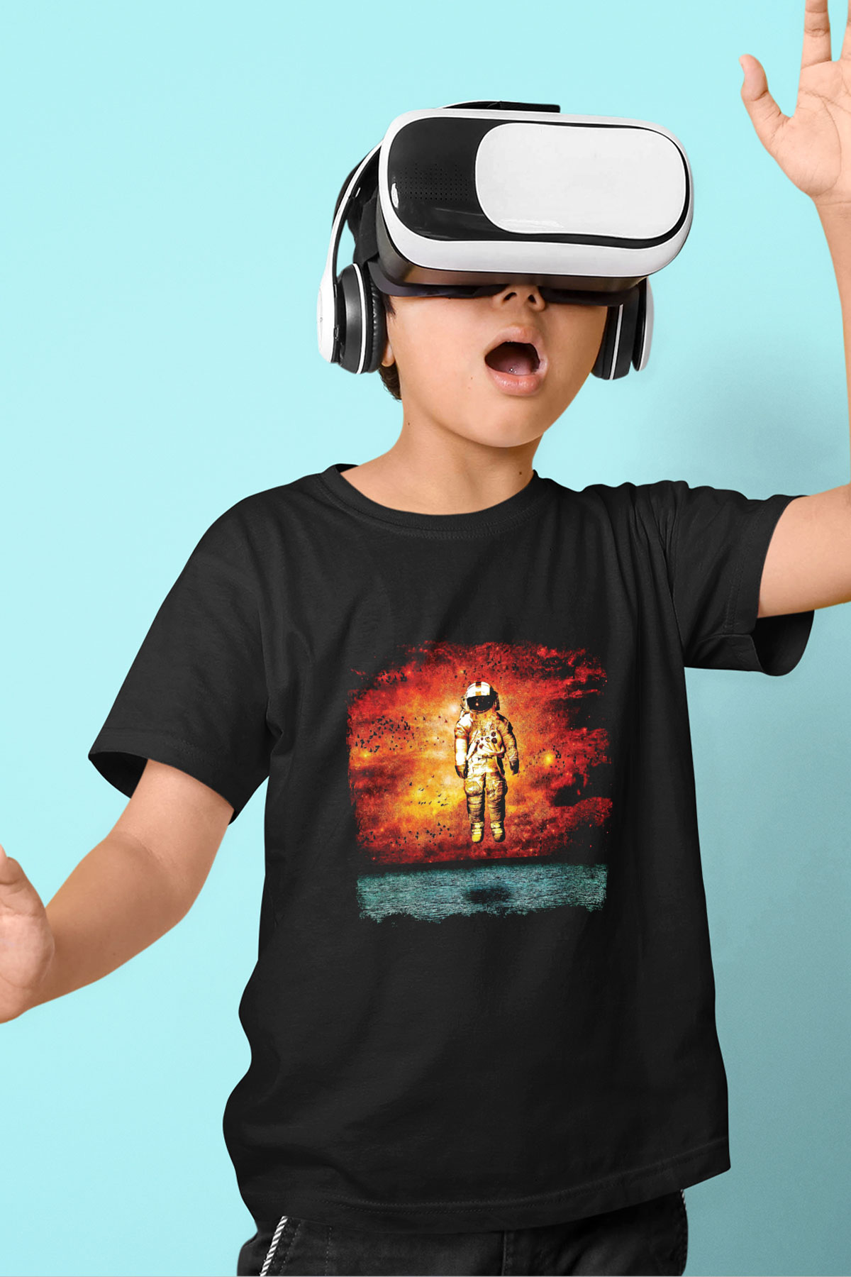 Brand New Baskılı Unisex Siyah Çocuk Tişört