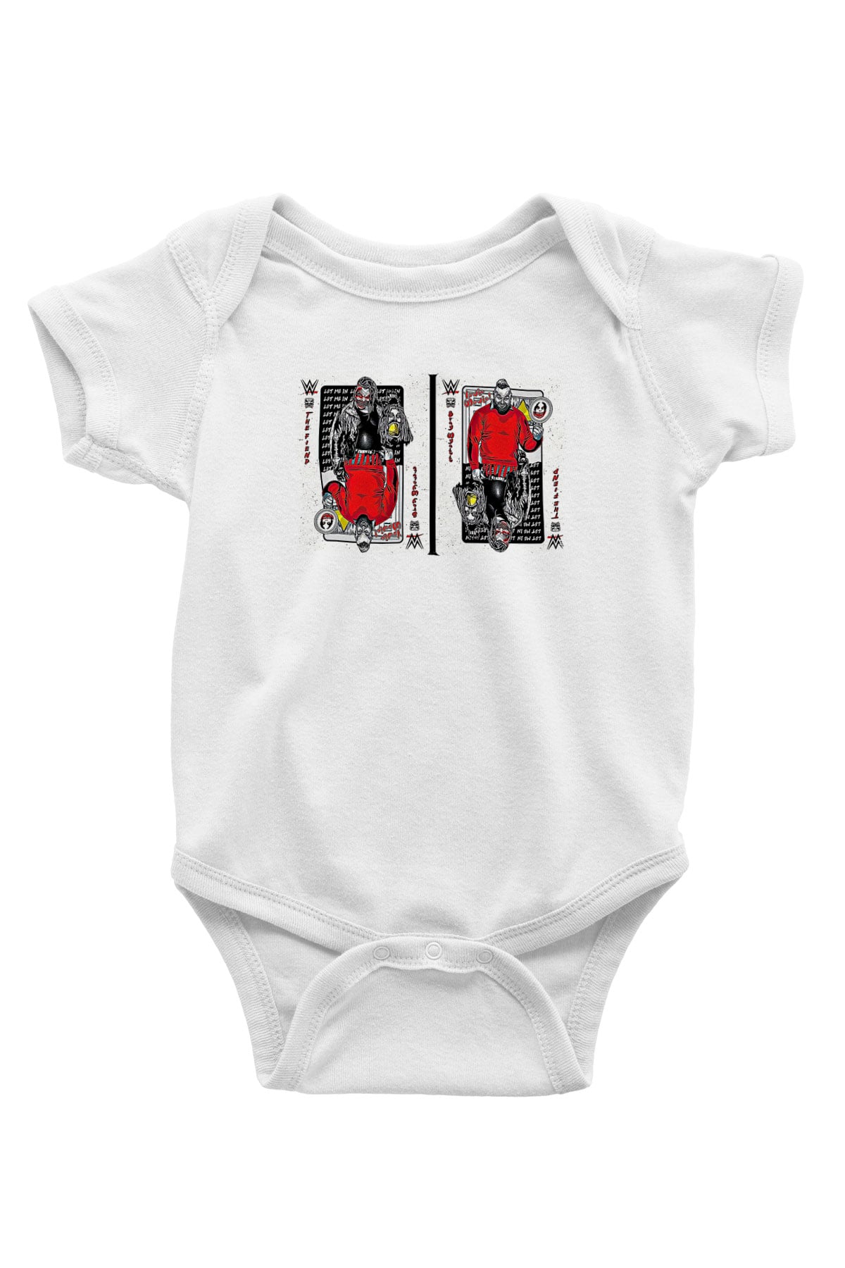 Bray Wyatt Baskılı Beyaz Unisex Bebek Body - Zıbın