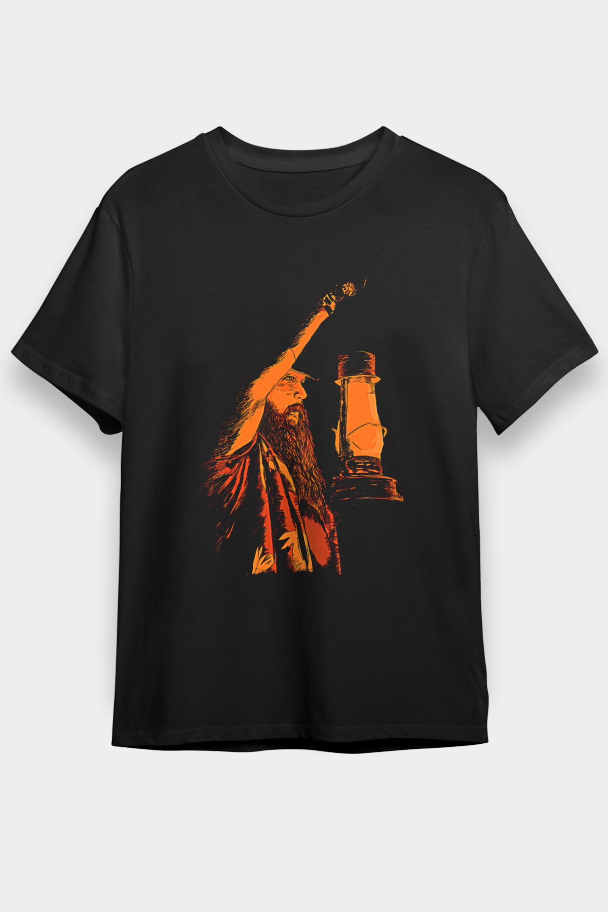 Bray Wyatt Baskılı Unisex Siyah Tişört - Tshirt